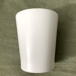 Vase Minimalist White Ceramic made in Germany UBV